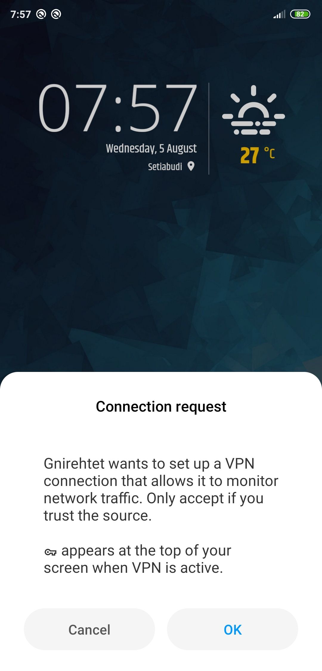 allow vpn gnirehtet