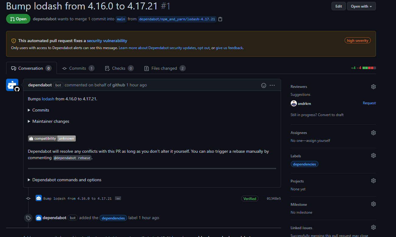 contoh dependabor auto update